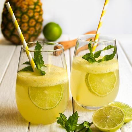6 Herbal Drinks to Lose Weight Faster Lemon, Mint, Ginger and Pineapple