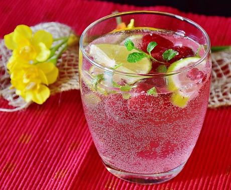 6 Herbal Drinks to Lose Weight Faster Raspberry and Mint Scented Water
