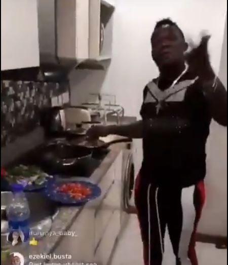 Tiwa Savage Praises Duncan Mighty’s Cooking Skills, Shares Video Of Him In The Kitchen