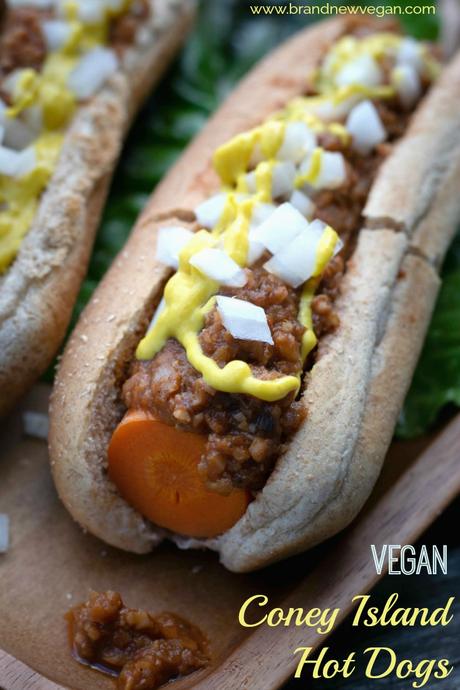 Vegan Coney Island Hot Dogs