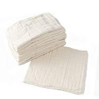 Prefold Cloth Diapers - Unbleached Premium Cotton