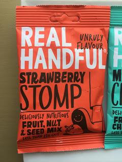 Real Handful Mint Choc Chipper and Strawberry Stomp