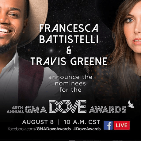Francesca Battistelli & Travis Greene Announcing Dove Awards Nominations Weds