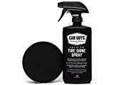 Tire Shine Spray - Best Tire Dressing Car Care Kit for Car Tires after a Car Wash - Car Detailing Kit for Wheels and Tires with included Tire Shine Applicator - by Car Guys Auto Detailing Supplies