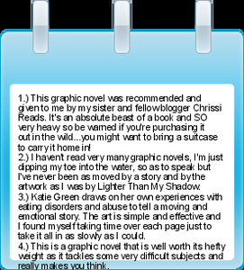 Mini Pin-It Reviews #23 – Four Graphic Novels