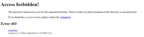 Access Forbidden