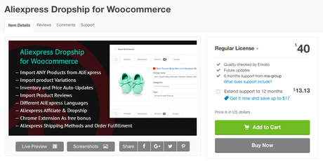 Aliexpress Dropship for WooCommerce