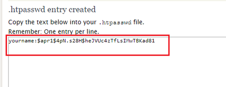 htpasswd created password