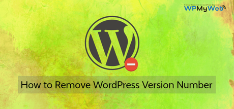 Remove WordPress Version Number