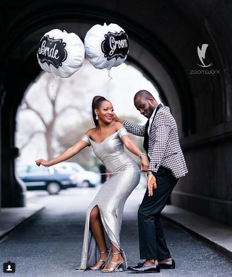 See Beautiful Lady And Her Man Strike Breathtaking Poses In Memorable Pre-Wedding Photos