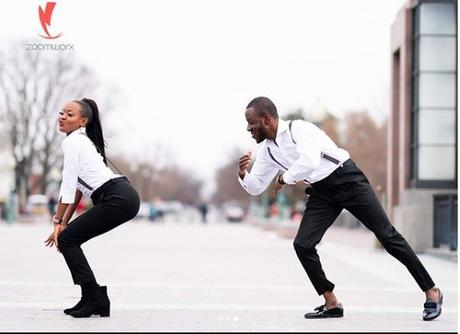 See Beautiful Lady And Her Man Strike Breathtaking Poses In Memorable Pre-Wedding Photos