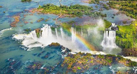 Enchanting Travels South America Tours Aerial View of Iguazu Falls
