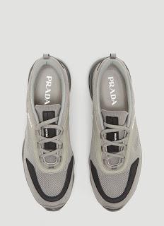 Into The Grey:  Prada Cloudburst Knit Sneaker