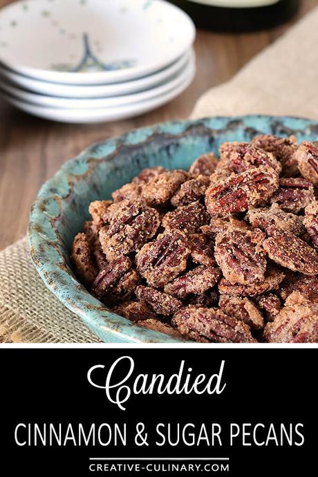 Candied Cinnamon and Sugar Pecans