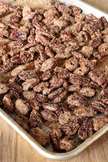 Candied Cinnamon and Sugar Pecans