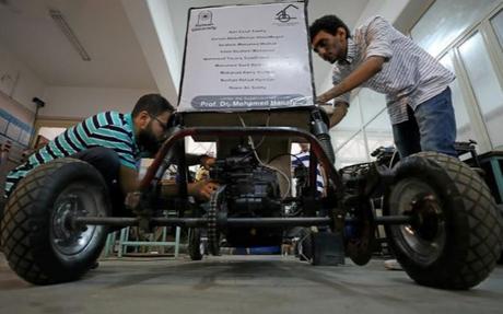 African Students Build Car That Runs On Air (See Photos)