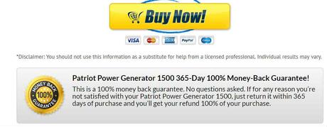 Patriot Power Generator Review 