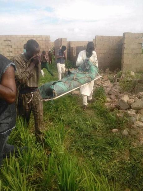 Ritualists Kill Man And Dump His Body In An Uncompleted Building (See Photos)