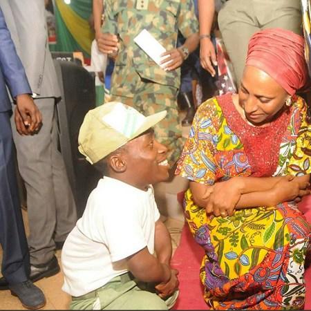 This Physically Challenged Corper Has Become Very Popular In Abuja NYSC Camp (See Photos)