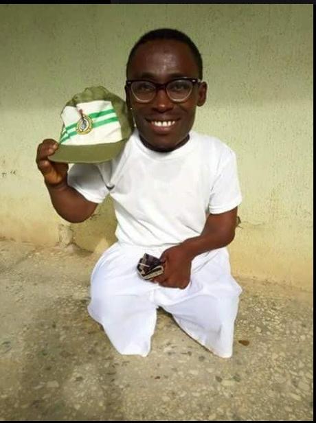 This Physically Challenged Corper Has Become Very Popular In Abuja NYSC Camp (See Photos)