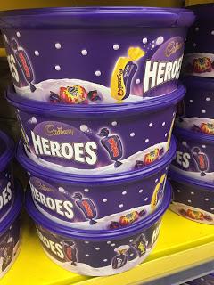 Cadbury Heroes & Celebrations Tubs now in shops! #christmasinsummer