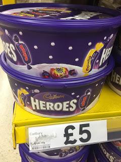 Cadbury Heroes & Celebrations Tubs now in shops! #christmasinsummer