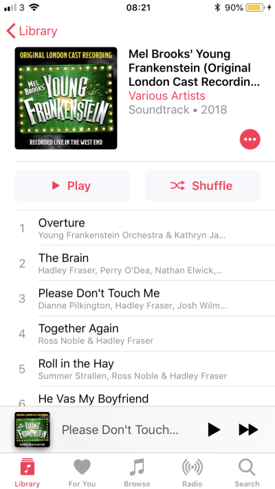 Mel Brooks’ Young Frankenstein – Original London Cast Recording