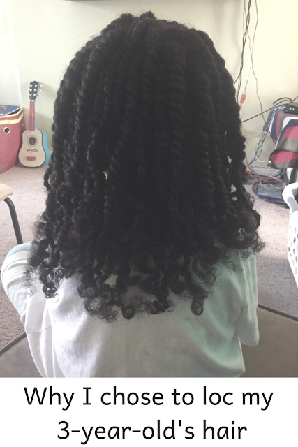 little girl with locs