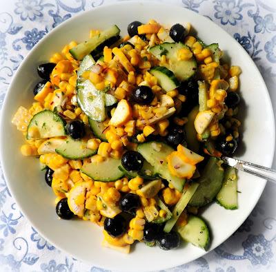 Blueberry & Corn Salad