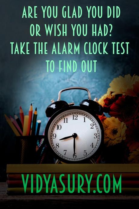 Will you pass the alarm clock test? #WednesdayWisdom