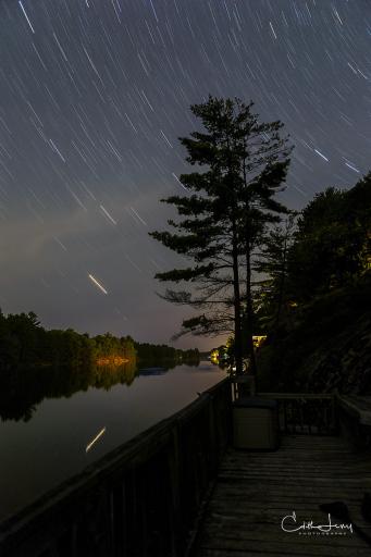 Star Trails over Turtle Lake