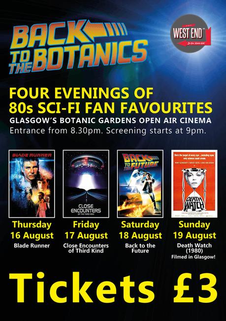 Back to the Botanics – Cinema in style at Glasgow’s Botanic Gardens
