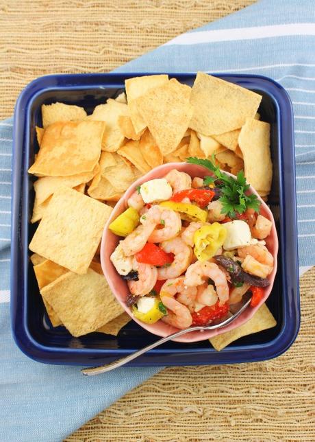 Greek Marinated Shrimp Salad #FishFridayFoodies Greek Marinated Shrimp Salad #FishFridayFoodies