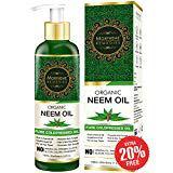 Morpheme Remedies Pure Organic Neem Oil Cold Pressed Oil for Hair and Skin, 120ml