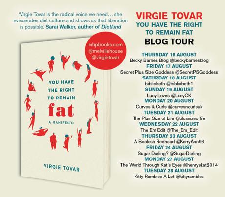 Blog Tour – You Have The Right To Remain Fat – A Manifesto by Virgie Tovar