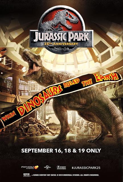 US: Welcome Back to 'Jurassic Park': The Original Steven Spielberg Classic Returns to Movie Theaters Nationwide for Three Days Only