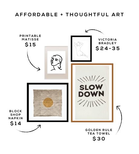 Affordable & Thoughtful Art for Gallery Walls + An IGTV Tutorial