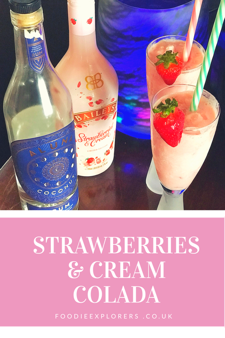 Recipe: Strawberries & Cream Colada