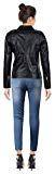 Labeeb Fashion Women's Faux Leather Biker Jacket (Lb_Lady Byker_B_Black_Medium)