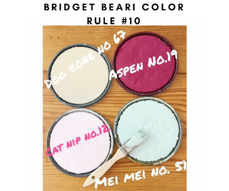 Bridget Beari Color Rule #10 -  Test a Color in the Room Before You Buy!