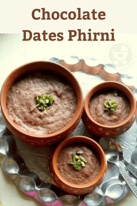 Phirni is one of the the most popular desserts made for Eid, and today we have one recipe that combines taste and   nutrition - Chocolate Dates Phirni!