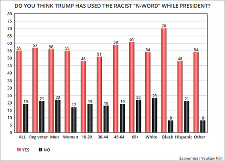 Public Sees Trump As A Racist And They Don't Like It