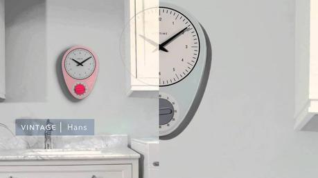 Kitchen Clocks to Banish a Blank Wall
