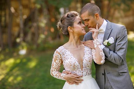 Beautiful rustic wedding with olive branches | Alexandra & Alessandro