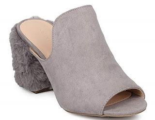 Shoe of the Day | Wild Diva Fur Heel Mules