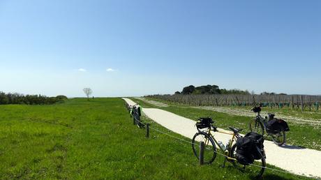 Gironde estuary cycle tour 2/4: Mirambeau alt=