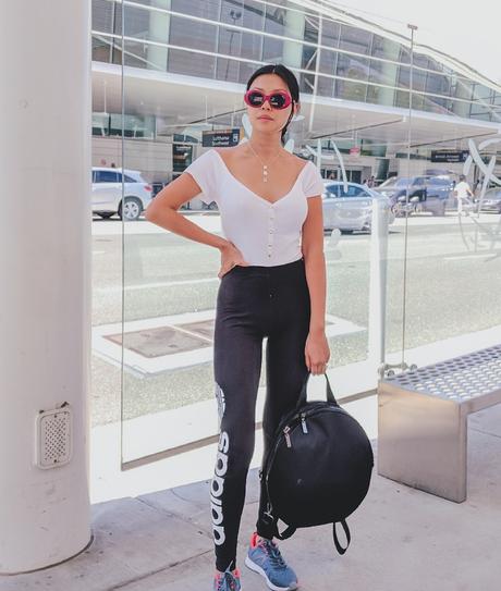 airport outfit travel style 