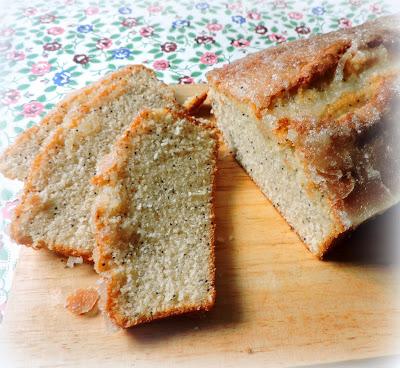 Almond Glazed Poppy Seed Bread