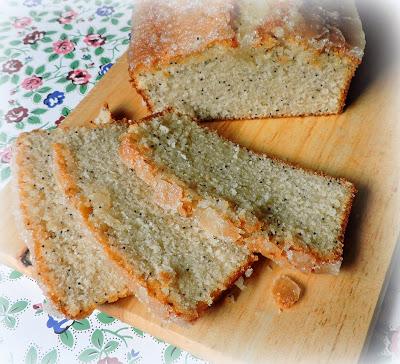 Almond Glazed Poppy Seed Bread