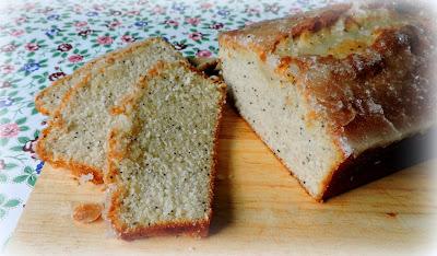 Almond Glazed Poppy Seed Bread